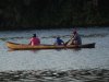 Foto de familia rama en su Duory en el rio Kukra River